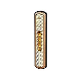 HELLA 2PS 013 301-291 Side Marker Light - Shapeline Tech - LED - 12/24V - Bolted - Lens Colour: Yellow - Cable: 2100mm - Plug: Blade Terminal Sleeve - left/right