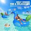 DeeprBetter Inflatable Peacock Pool Float, Gaint Funny Pool Floats Adults,