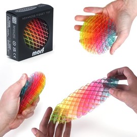 Morf - Juguete sensorial flexible 3D para niños, adolescentes y adultos, elástico, silencioso, alivio del estrés y la ansiedad, enfoque - para jugar táctil, escuela, regalos de trabajo, ideal para