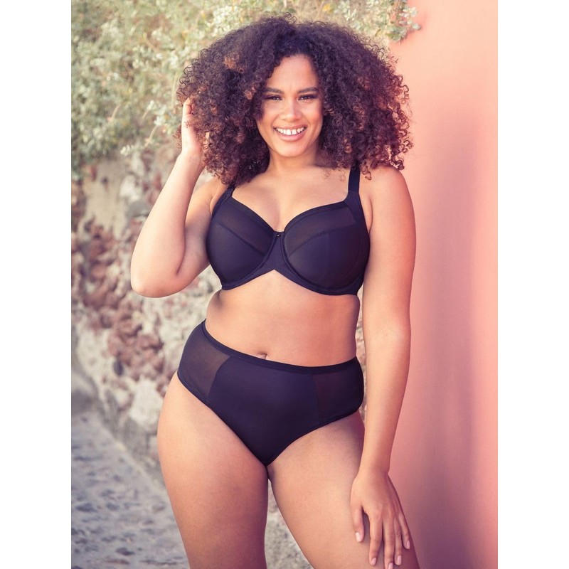 Curvy Kate Womens Wonderfully Full Cup Balconette Bra, Black, 36H