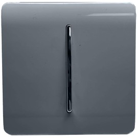 Trendi 1 Gang 1 Way Artistic Modern Glossy 10 Amp Rocker Tactile Light Switch