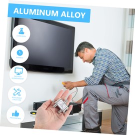 STOBAZA Cable Splitter Dual Output Coax Splitter for Cable Tv and Satellite Easy to Install Compatible and Catv Systems Efficient Signal Distribution for HDTV