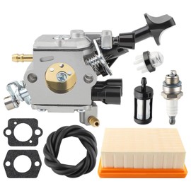 HUSWELL BR350 BR430 Carburetor For Stihl BR450 BR350Z BR430Z SR430 SR450 Air Filter Tune Up Kit Backpack Blower Parts Spark Plug Primer Bulb Replace For Zama C1Q-S210, C1Q-S209C