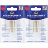 2 Pack Gold Tapestry Hand Needles-Size 24