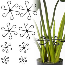 Pack of 16 Plant Support Shrub Holders, Plant Stem Holder, Plant Support Gripper, Plant Clips for Monstera Trellis and Alocasia, Tomatoes Hydrangeas (16)
