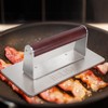 HULISEN Stainless Steel Bacon Press, 9 Inch Large Heavy Duty