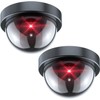 Dummy Camera Fake Security CCTV Dome Camera Flashing Red LED