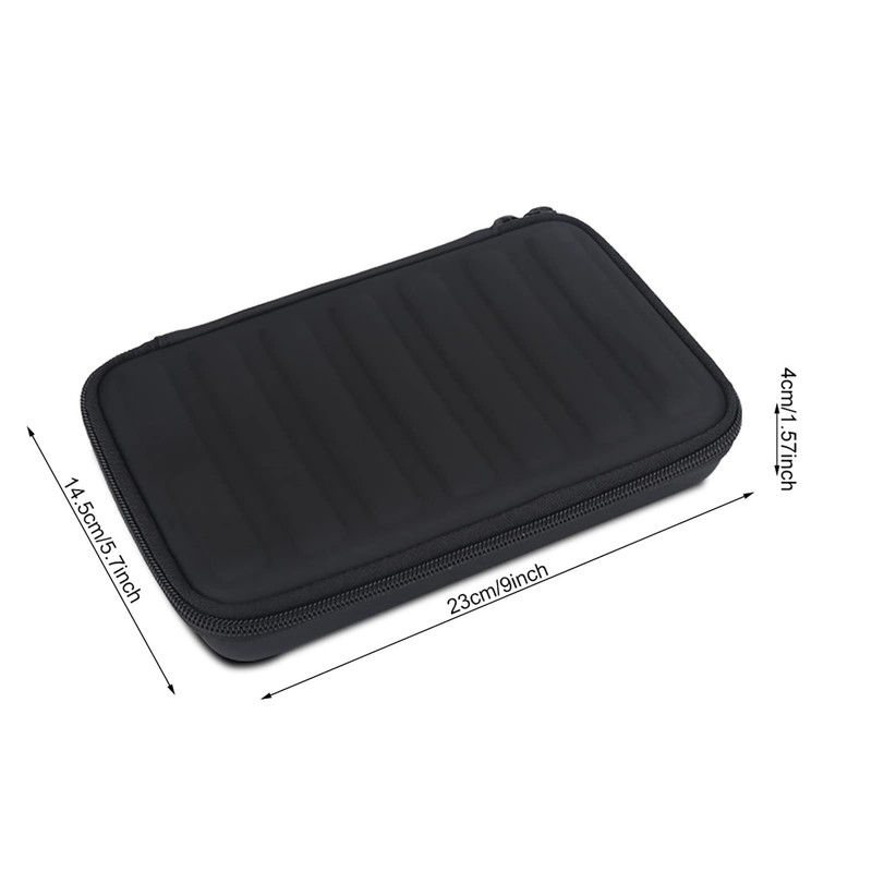 Harmonica Storage Case PU Leather ered Carrying 10 Hole Bag