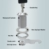 Wkmamo 20 mm Letterbox Lock, Lever Lock, Security Mailbox Lock