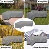 OutdoorLines Waterproof Outdoor Patio Sectional Cover - UV Resistant &