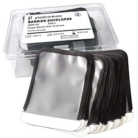 PlastCare USA - 1000 sobres de barrera de rayos X dentales (tamaño 2) - Mangas protectoras desechables para sensor de imagen de placa de fósforo digital - Sobre de placa de fósforo dental (10 cajas)