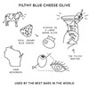 Filthy Food Filthy Blue Cheese Stuffed Olives - Premium Martini