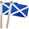 TSMD Scotland Stick Flag Scottish Small Mini Hand Held Flags,5x8