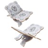 Book Stand, Wooden Foldable Quran Holder Quran Koran Holy Book