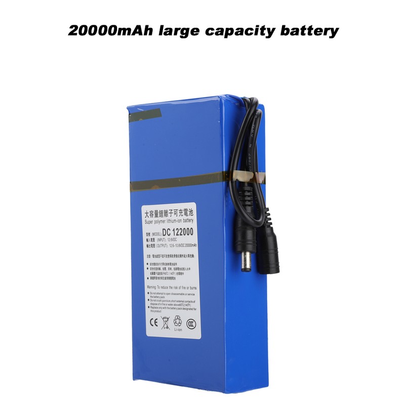 DC 122000 20000mAh Large Capacity Polymer Lithium Battery Built in