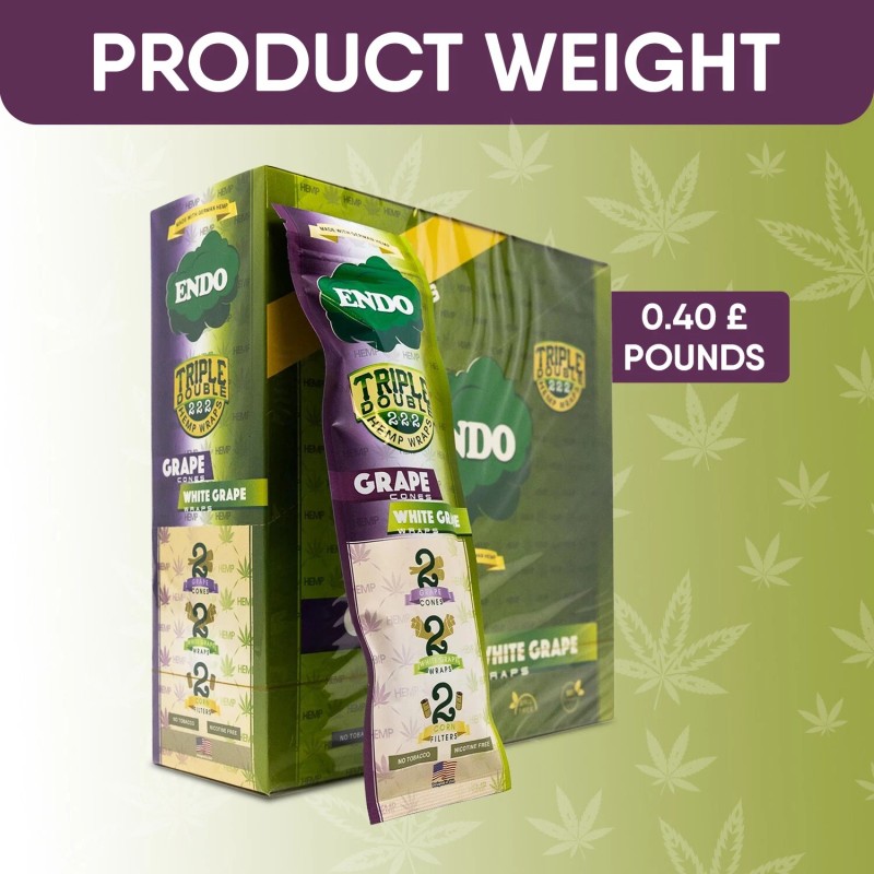 Cones Endo Wrap Grape cones | White Grape Wraps -