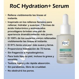 Roc Hydration Suero Hidratante  Crema De Ojos 3015ml                                                                                                  