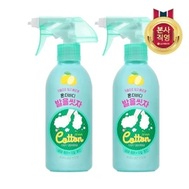 On the Body [LG Household &amp; Health Care] On the Body Cotton Foot Wash Feet Foot Shampoo Lemon 385ml x 2 / 온더바디 [LG생활건강] 온더바디 코튼풋 발을씻자 풋샴푸 레몬 385ml x 2개