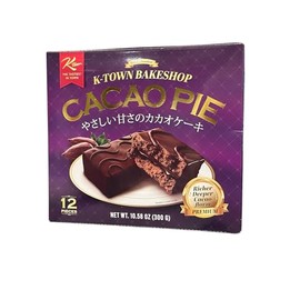 1 Pack - Cacao Pie - Banh Cacao - 12 Cakes per Box - Product of South Korea