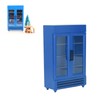Dollhouse Refrigerator Simulation Exquisite Portable Miniature Wood Fridge for 1:12