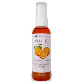Sexy Things - Aceite para Masaje Corporal con Aroma a Naranja, Ideal para Relajacin en Pareja, Aromaterapia con Ingredientes Naturales, Hidratante y  