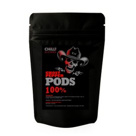 Dried Chilli Ghost Pepper Naga Jolokia Pods Extreme Heat (50, Grams)