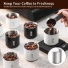 watchget Portable Mini Airtight Coffee Canister - 80ml Stainless Steel