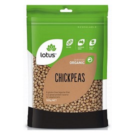 Lotus Organic Chick Peas 500g