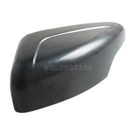 wolongcars Driver's Left Rearview Mirror Cap Cover Jet Black Fit for Volvo XC60 2010-2013