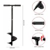 Compost Turning Tool,Compost Stirring Tool,Compost Aerator Tool Turner and Mixing