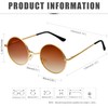 KANASTAL Round Sunglasses for Men Women Polarized Small Sun Glasses