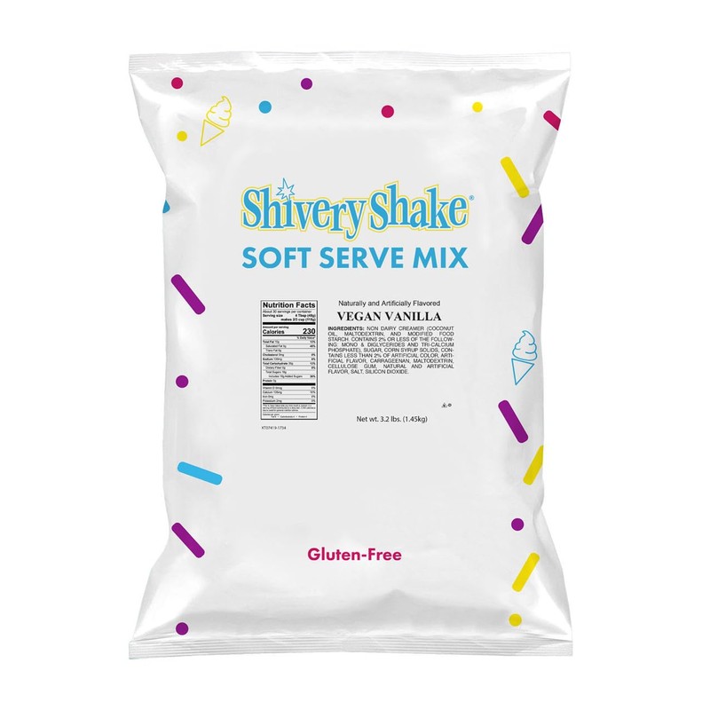 Shivery Shake Soft Serve Ice Cream Mix, 3 x 3.2