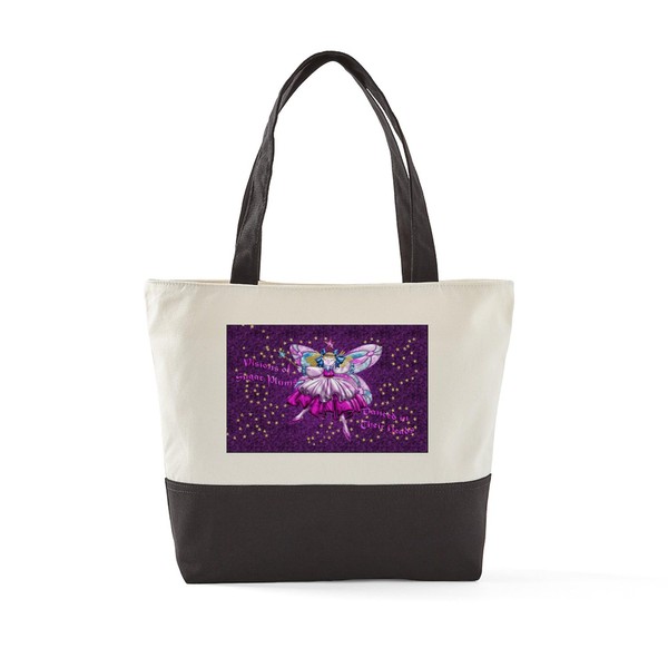 CafePress Harvest Moons Sugar Plum Fairy Canvas Tote Top Zipper
