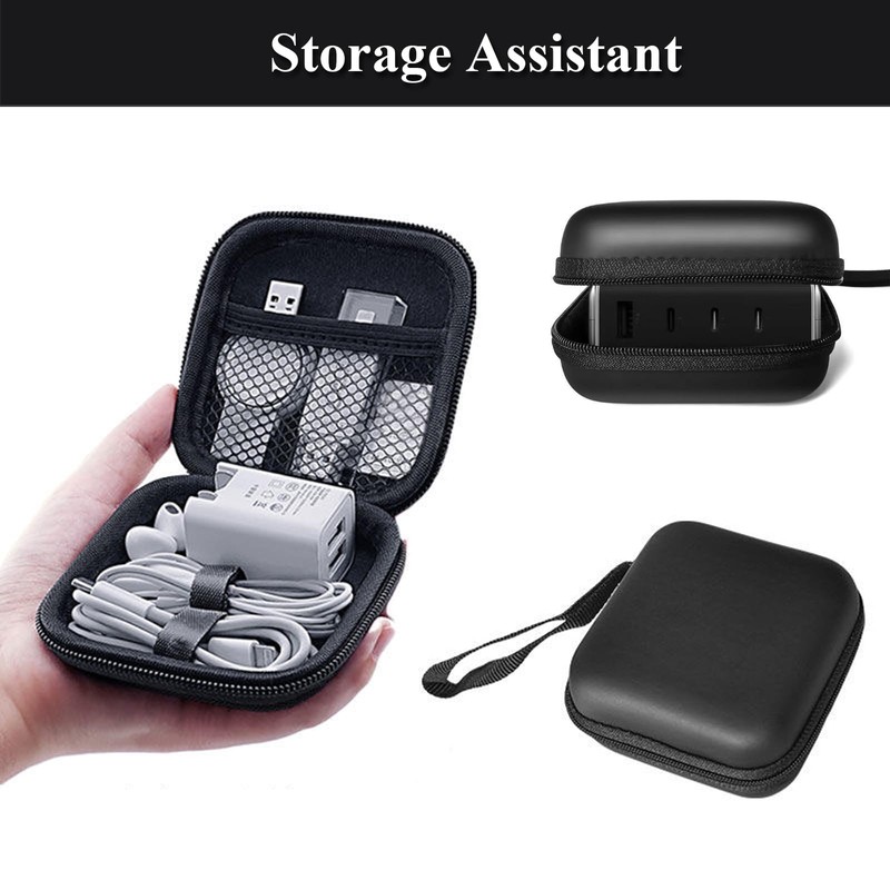 CHIVOLONA Charger Case,Mini Cable Organizer Cases,Pouch Case Bag,Small Charger Organizer,Waterproof