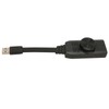 USB Sound Card Adapter 7.1 Channel Mute Button Volume Control