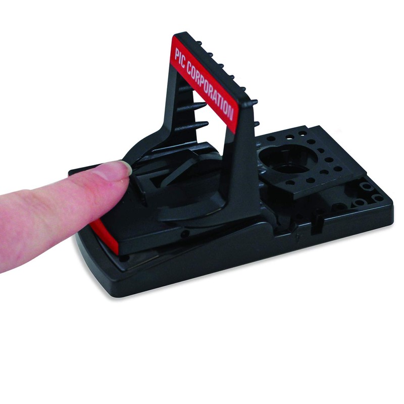 PIC Simple Set Plastic Mouse Traps, 2 Count, 12 Total
