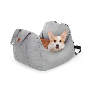 PET AWESOME Dog Car Seat, Puppy Booster Seat, Travel Carrier Bed for Small and Medium Pets