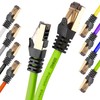 Duronic CAT8 GN 3 m Ethernet-Kabel | 40 Gbps Netzwerkabel