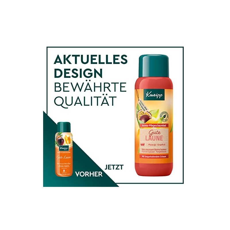 Kneipp Aroma Care Foam Bath with Maracuja and Grapefruit 400