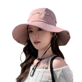 $ole only Safari Hat, Adjustable Size, Breathable, Mesh, Cowboy Hat, Breathable, Multi-functional, UV Protection, Beautiful, Silhouette, Stylish, Fisherman Hat, All Seasons, Men's, Women's, Unisex
