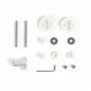 2PCS Toilet Seat Hinge Bolts Kit for Angol Shiold Toilet