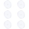 MODRSA Clear Disc Pads no Pull Plastic Piercing Disc for