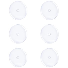 MODRSA Clear Disc Pads no Pull Plastic Piercing Disc for Piercing Bump Silicone Discs Silicone Piercing Disc Stabilize Earrings 16 Gauge