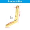 Zorveiio 12 Pcs Mini Jewelry Box Hinges 90 Degree Gift