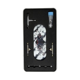 LEEFAI 34 mm Pro Fingerboard Complete, 34mm x 96mm Finger mini Skateboard Deck,pro Finger Skateboard Trucks G4,Urethane wheels-Op3ra V3-Queen of Op3ra