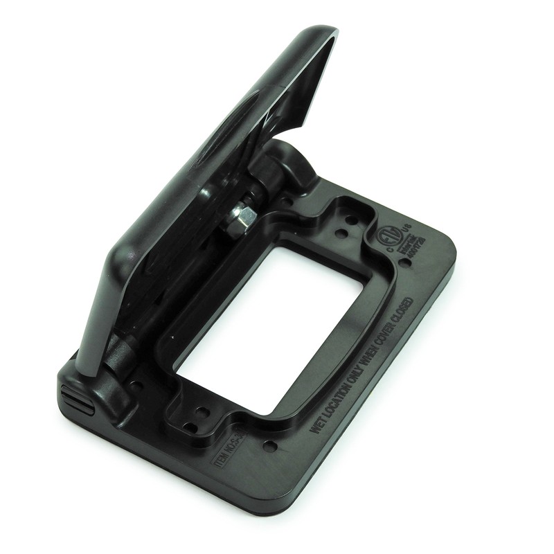 Leisure Cords 15 Amp Weatherproof Receptacle Cover for RV Trailer
