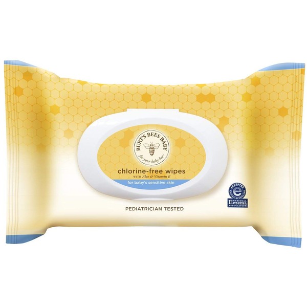 Burt's Bees Baby Bee Wipes, Fragrance Free - 72 ct. - 3 Pack