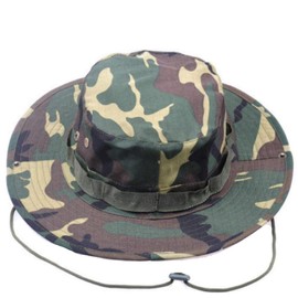 CHROME CRANE CB005 Men's Safari Cap Outdoor Wide Brim Camouflage Folding Hat, 05.camouflage 1