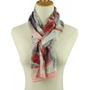 PANTONIGHT Long Chiffon Sheer Scarf Gradient Shaded Colors Lightweight Scarf
