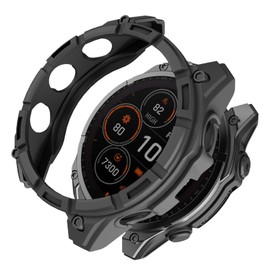 MYSNBKN Protective Case for Fenix 8 51 mm Flexible Robust Bumper Frame TPU Protective Covers Watch Frame Protective Cover